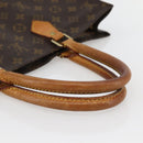 LOUIS VUITTON Monogram Sac Plat Hand Bag M51140 LV Auth BA6304-7