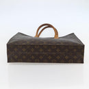 LOUIS VUITTON Monogram Sac Plat Hand Bag M51140 LV Auth BA6304-5