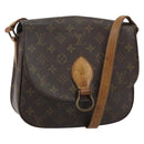LOUIS VUITTON Monogram Saint Cloud GM Shoulder Bag M51242 LV Auth BA6306-1