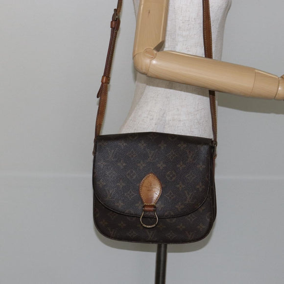 LOUIS VUITTON Monogram Saint Cloud GM Shoulder Bag M51242 LV Auth BA6306