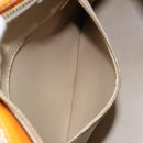 LOUIS VUITTON Monogram Vernis Houston Hand Bag Beige M91004 LV Auth BA6311-22