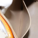 LOUIS VUITTON Monogram Vernis Houston Hand Bag Beige M91004 LV Auth BA6311-23