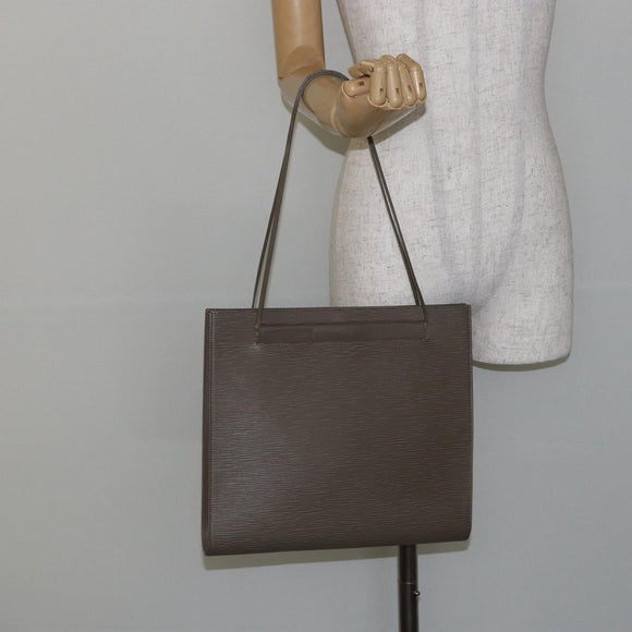 LOUIS VUITTON Epi Saint Tropez Shoulder Bag Gray Lilac M5246B LV Auth BA6313