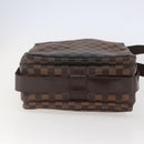 LOUIS VUITTON Damier Ebene Naviglio Shoulder Bag N45255 LV Auth BA6314-5