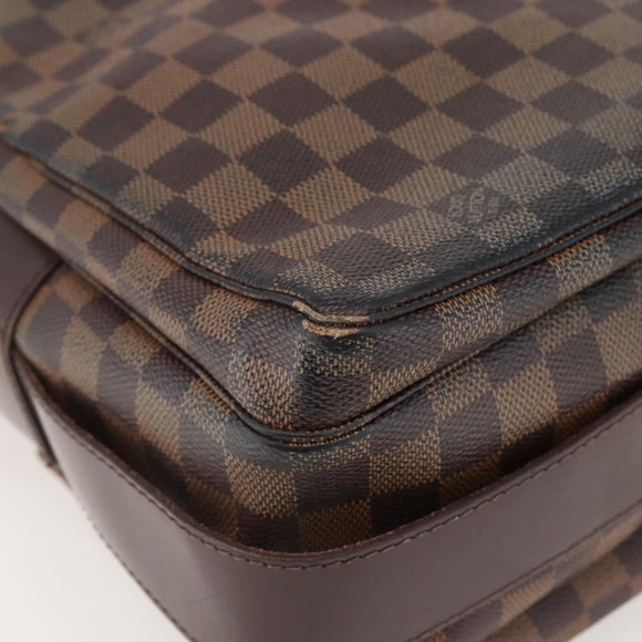 LOUIS VUITTON Damier Ebene Naviglio Shoulder Bag N45255 LV Auth BA6314