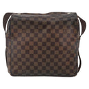 LOUIS VUITTON Damier Ebene Naviglio Shoulder Bag N45255 LV Auth BA6314-13