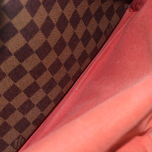 LOUIS VUITTON Damier Ebene Naviglio Shoulder Bag N45255 LV Auth BA6314