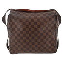 LOUIS VUITTON Damier Ebene Naviglio Shoulder Bag N45255 LV Auth BA6314-2