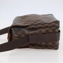 LOUIS VUITTON Damier Ebene Naviglio Shoulder Bag N45255 LV Auth BA6314-3