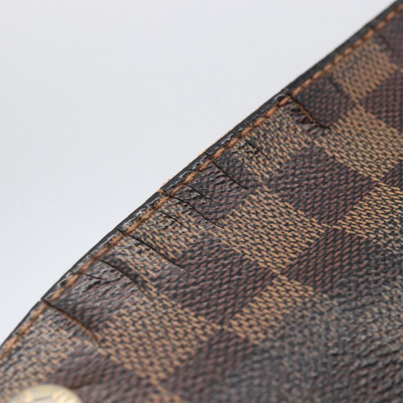 LOUIS VUITTON Damier Ebene Naviglio Shoulder Bag N45255 LV Auth BA6314