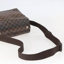 LOUIS VUITTON Damier Ebene Naviglio Shoulder Bag N45255 LV Auth BA6314-9