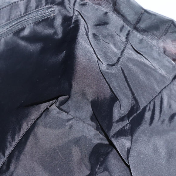 CHANEL New Travel Line Tote Bag Nylon Black CC Auth BA6319