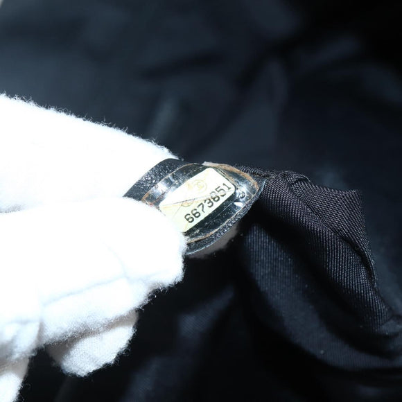 CHANEL New Travel Line Tote Bag Nylon Black CC Auth BA6319