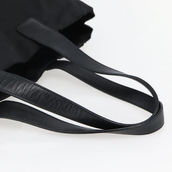 CHANEL New Travel Line Tote Bag Nylon Black CC Auth BA6319