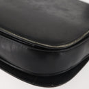 GUCCI Shoulder Bag Leather Navy Gold Auth BA6320-17