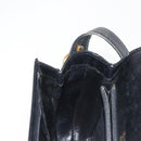 GUCCI Shoulder Bag Leather Navy Gold Auth BA6320-20