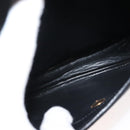 Christian Dior Shoulder Bag Leather Black Gold Auth BA6321-12