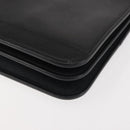 Christian Dior Shoulder Bag Leather Black Gold Auth BA6322-11