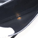 Christian Dior Shoulder Bag Leather Black Gold Auth BA6322-17