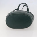 DELVAUX Shoulder Bag Leather Green Gold Auth BA6327-5