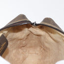 GUCCI GG Supreme Web Sherry Line Clutch Bag PVC Beige Gold 010 378 Auth BA6330-15