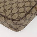 GUCCI GG Supreme Clutch Bag PVC Beige Gold 014 58 0028 Auth BA6331-13