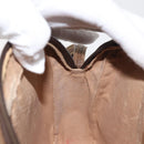 GUCCI GG Supreme Clutch Bag PVC Beige Gold 014 58 0028 Auth BA6331-19