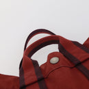 PRADA Hermes Chanel Tote Bag Canvas 3Set Black Red gray Auth BA6334-19