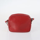 Salvatore Ferragamo Shoulder Bag Leather Canvas 3Set Red Black Auth BA6335-17
