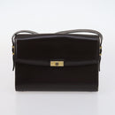 BALLY Givenchy Shoulder Bag Leather 3Set Black Navy Auth BA6336-17