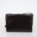 BALLY Givenchy Shoulder Bag Leather 3Set Black Navy Auth BA6336-18