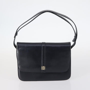 BALLY Givenchy Shoulder Bag Leather 3Set Black Navy Auth BA6336 - 0