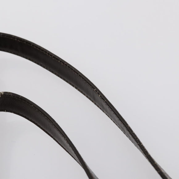 BALLY Givenchy Shoulder Bag Leather 3Set Black Navy Auth BA6336