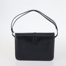 BALLY Givenchy Shoulder Bag Leather 3Set Black Navy Auth BA6336-3