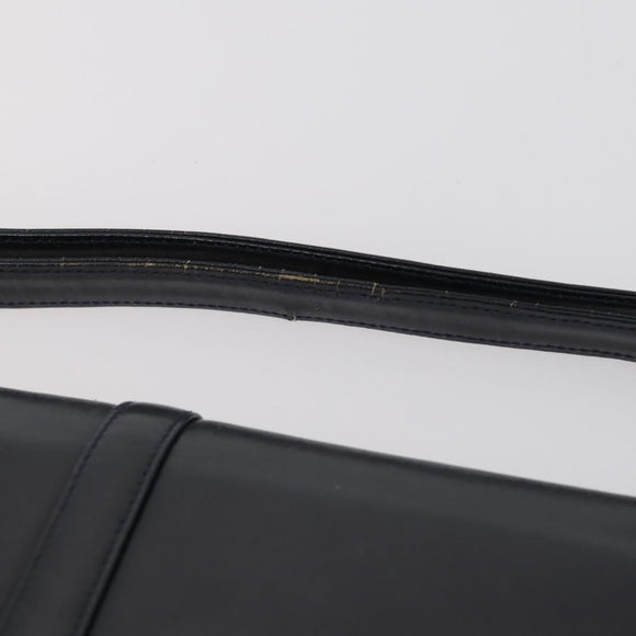 BALLY Givenchy Shoulder Bag Leather 3Set Black Navy Auth BA6336