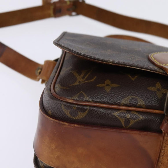 LOUIS VUITTON Monogram Cartouchiere MM Shoulder Bag M51253 LV Auth BA6340