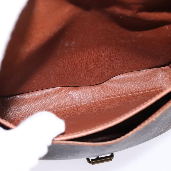 LOUIS VUITTON Monogram Cartouchiere MM Shoulder Bag M51253 LV Auth BA6340