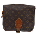 LOUIS VUITTON Monogram Cartouchiere MM Shoulder Bag M51253 LV Auth BA6340-2