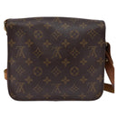 LOUIS VUITTON Monogram Cartouchiere MM Shoulder Bag M51253 LV Auth BA6340-3
