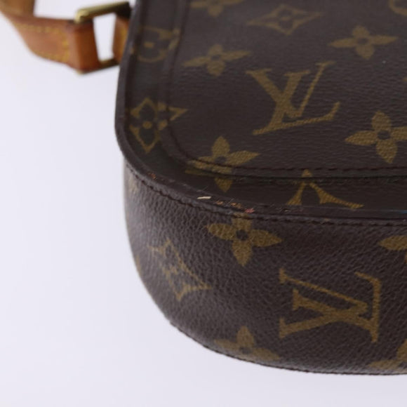 LOUIS VUITTON Monogram Saint Cloud PM Shoulder Bag M51244 LV Auth BA6341