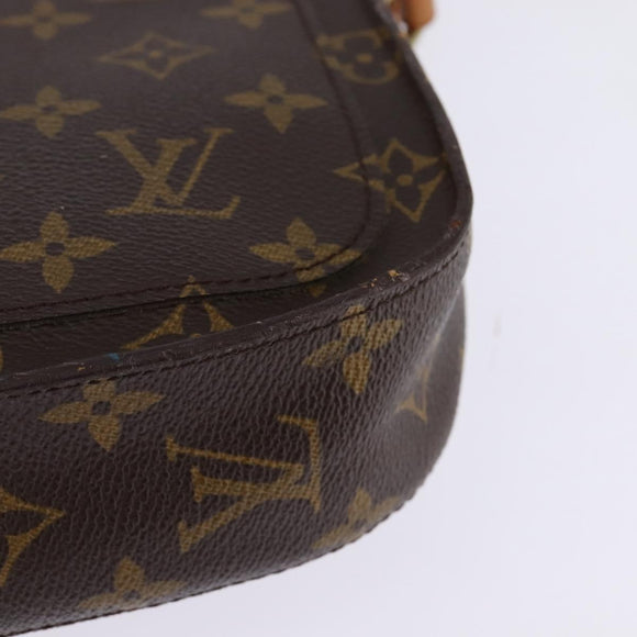 LOUIS VUITTON Monogram Saint Cloud PM Shoulder Bag M51244 LV Auth BA6341