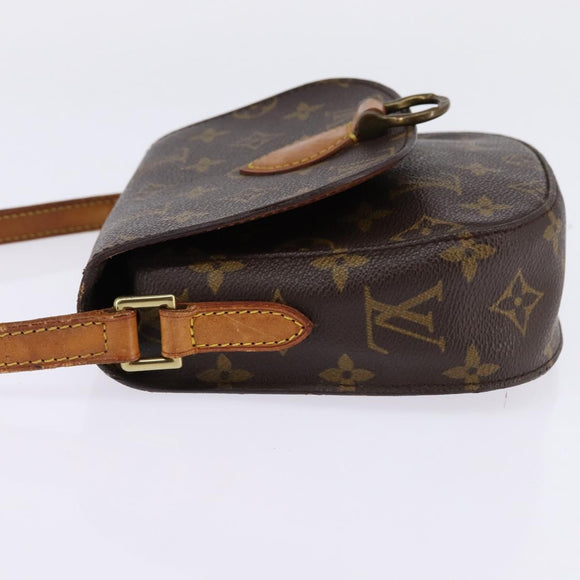 LOUIS VUITTON Monogram Saint Cloud PM Shoulder Bag M51244 LV Auth BA6341