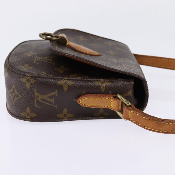 LOUIS VUITTON Monogram Saint Cloud PM Shoulder Bag M51244 LV Auth BA6341