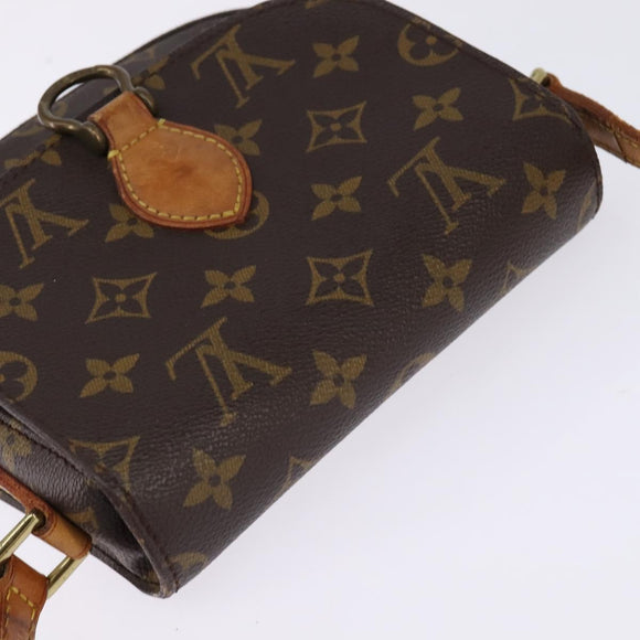 LOUIS VUITTON Monogram Saint Cloud PM Shoulder Bag M51244 LV Auth BA6341