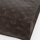 LOUIS VUITTON Monogram Sac Plat Hand Bag M51140 LV Auth BA6342-8