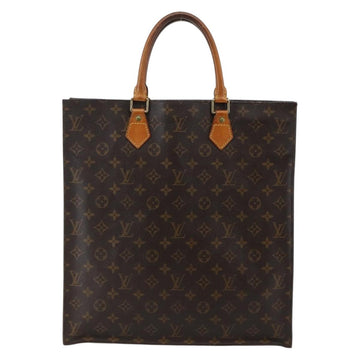 LOUIS VUITTON Monogram Sac Plat Hand Bag M51140 LV Auth BA6342 - 0