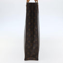 LOUIS VUITTON Monogram Sac Plat Hand Bag M51140 LV Auth BA6342-4