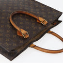 LOUIS VUITTON Monogram Sac Plat Hand Bag M51140 LV Auth BA6342-6