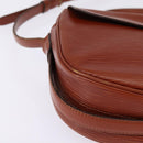 LOUIS VUITTON Epi Jeune Fille MM Shoulder Bag Brown M52153 LV Auth BA6343-8