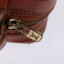 LOUIS VUITTON Epi Jeune Fille MM Shoulder Bag Brown M52153 LV Auth BA6343-9